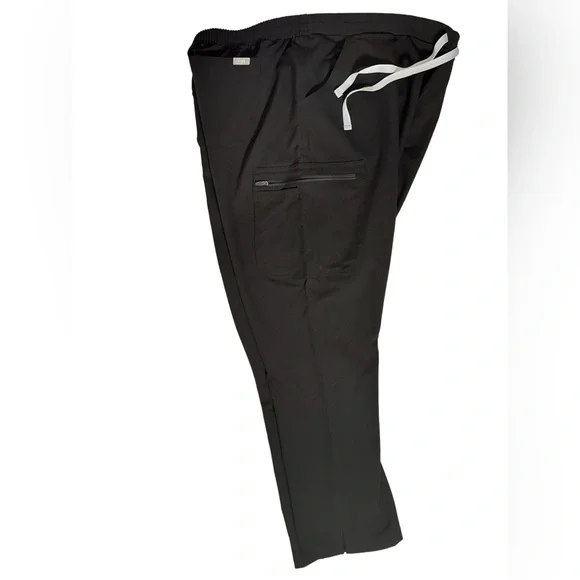 Figs Women’s Yola Black Scrub Pants w/Elastic Waist - Picture 4 of 6